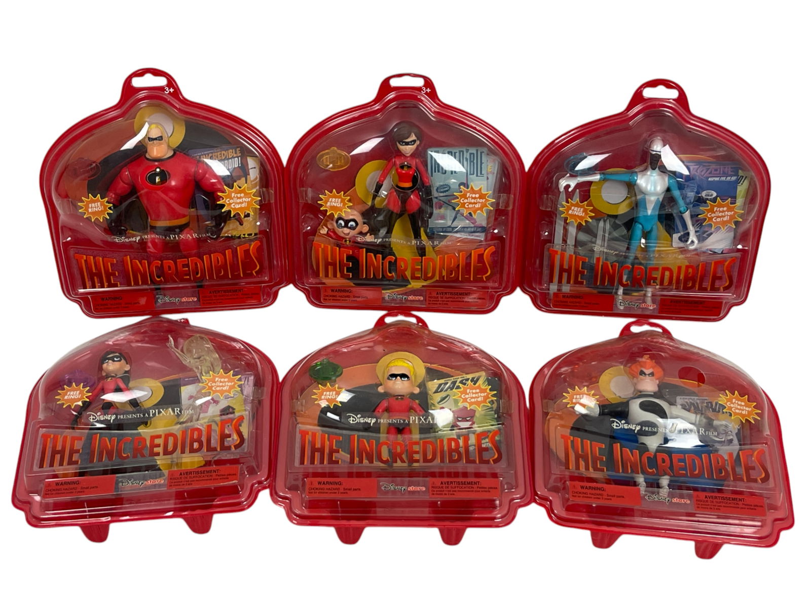 Vintage Disney The Icredibles Action Figures Toys Collection Lot 6 (1 of 4)