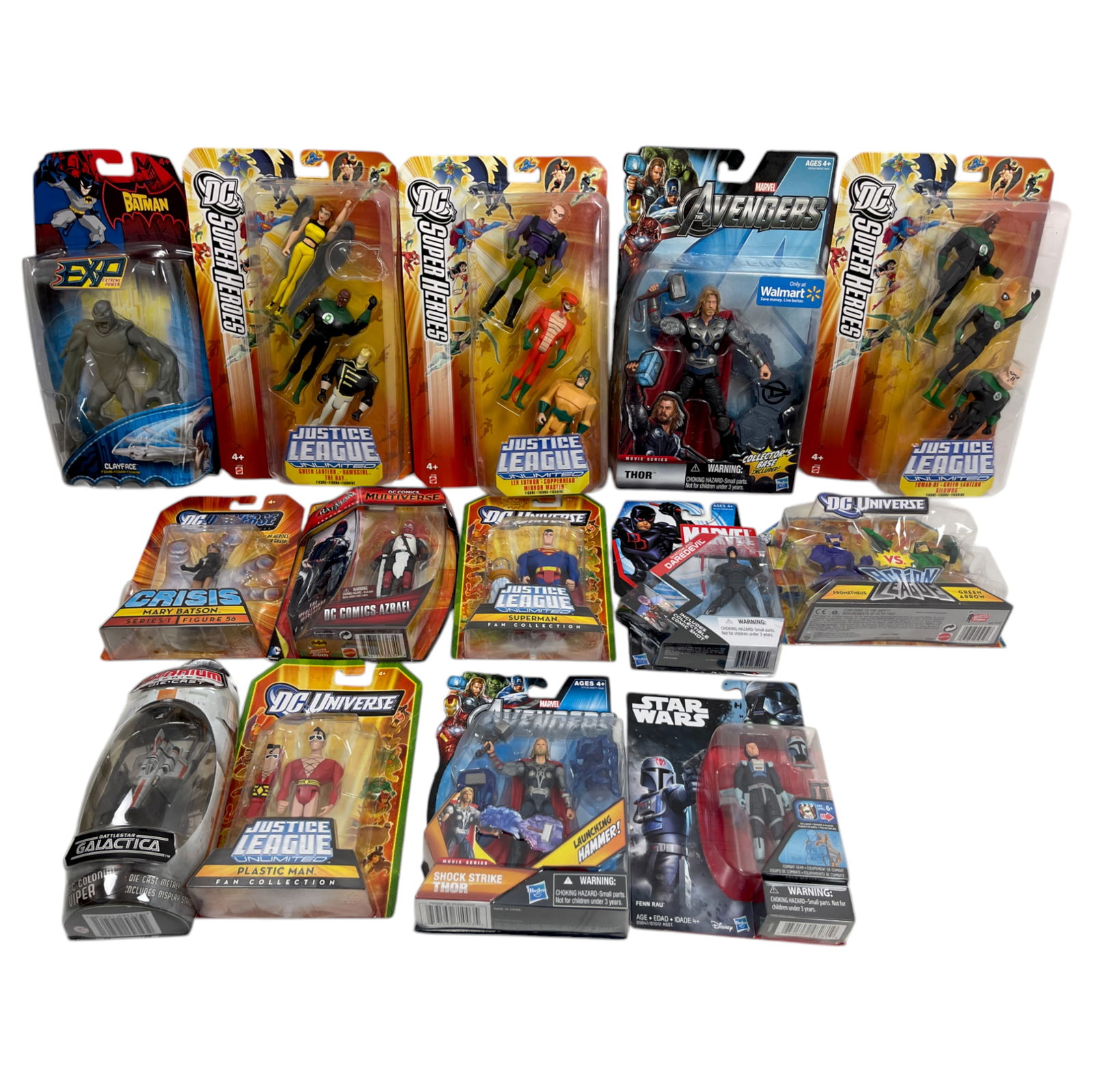 Vintage Toys Star Wars Batman Spider Man Action Figure DC Collection Lot  14 (1 of 5)