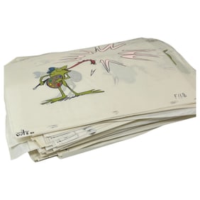 Vintage Animation Cartoon Cel Production Collection Large Collection 5.4 pound Lot