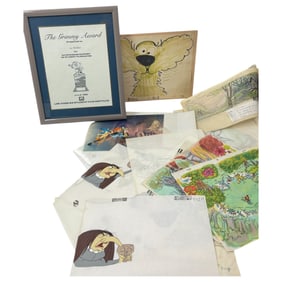 ORIGINAL ANIMATION PRODUCTION CEL EMMY AWARD ARTIST LEE MISHKIN LOT 11