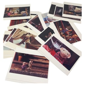 Vintage Original Cartoon Production Art Stuart Little Kodak Paper Photo Steels lot 30