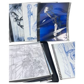 ORIGINAL JEFF JULIAN  SCI-FI MOVIE PRODUCTION ART CONCEPT STORYBOARD  BINDER