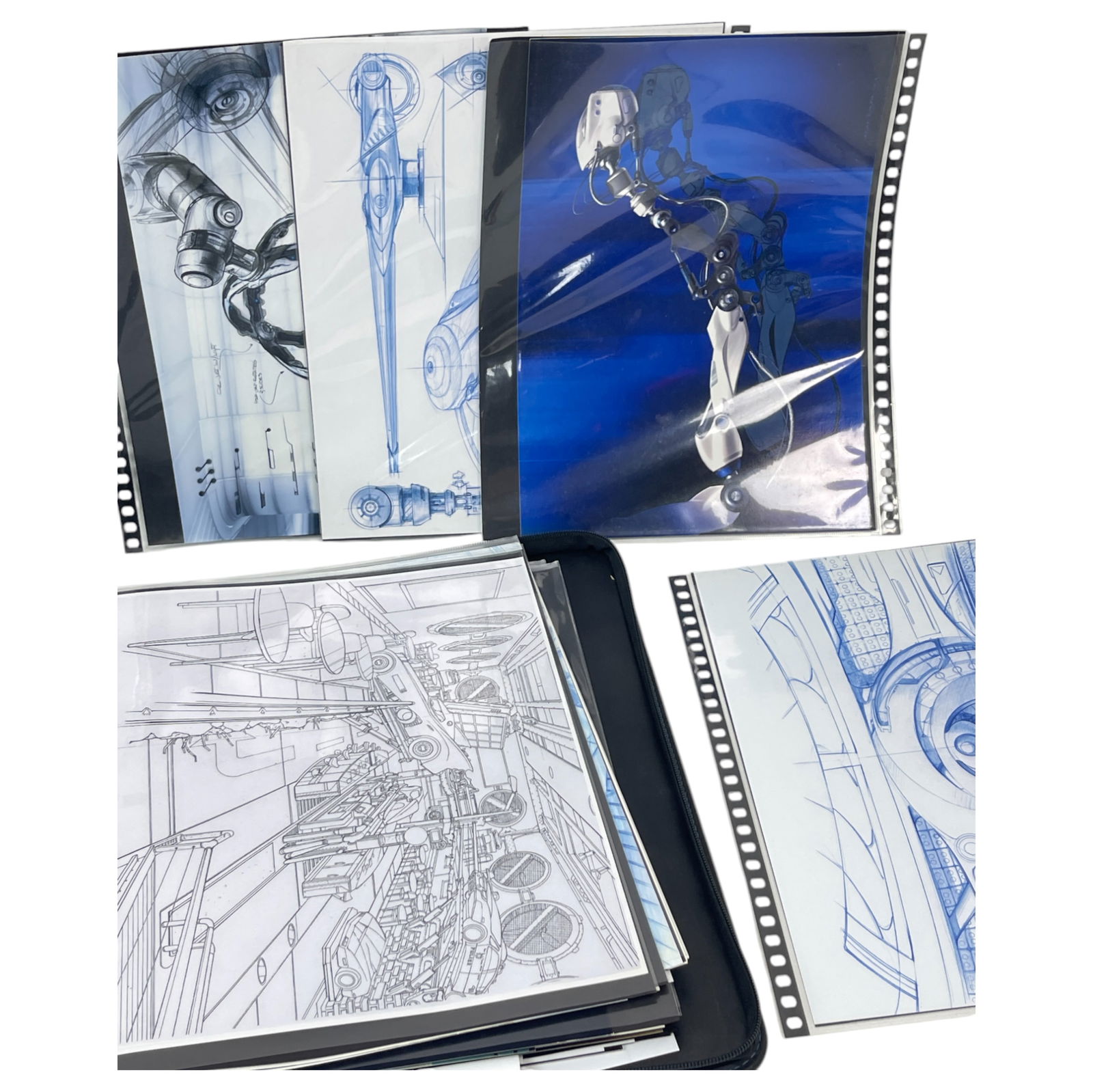 ORIGINAL JEFF JULIAN  SCI-FI MOVIE PRODUCTION ART CONCEPT STORYBOARD  BINDER (1 of 20)