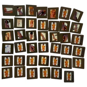 Vintage Photo Pin Up Nude Female Model Photo Negatives  photographer  slides lot 40