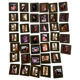 Vintage Photo Pin Up Nude Female Model Photo Negatives  photographer  slides lot 40