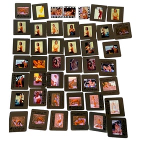 Vintage Photo Pin Up Nude Female Model Photo Negatives  photographer  slides lot 40