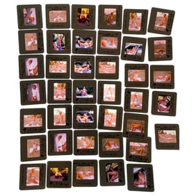 Vintage Photo Pin Up Nude Female Model Photo Negatives  photographer  slides lot 40