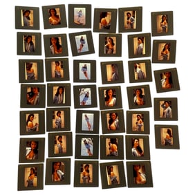 Vintage Photo Pin Up Nude Female Model Photo Negatives  photographer  slides lot 40
