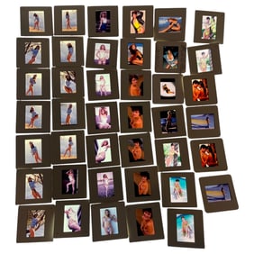 Vintage Photo Pin Up Nude Female Model Photo Negatives  photographer  slides lot 40