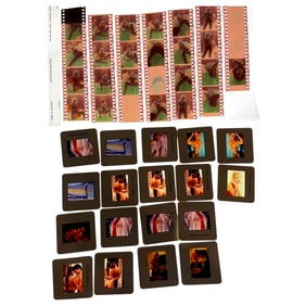Vintage Photo Pin Up Nude Female Model Photo Negatives  photographer  slides lot 24