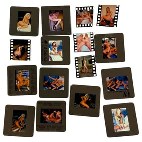 Vintage Photo Pin Up Nude Female Model Photo Negatives  photographer  slides lot 16