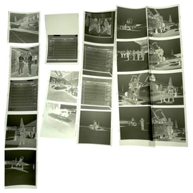 VINTAGE MILITARY US ARMY FORCE PHOTO FILM NEGATIVES AIRPLANE LOT