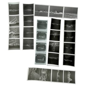 VINTAGE MILITARY US ARMY FORCE PHOTO FILM NEGATIVES AIRPLANE LOT
