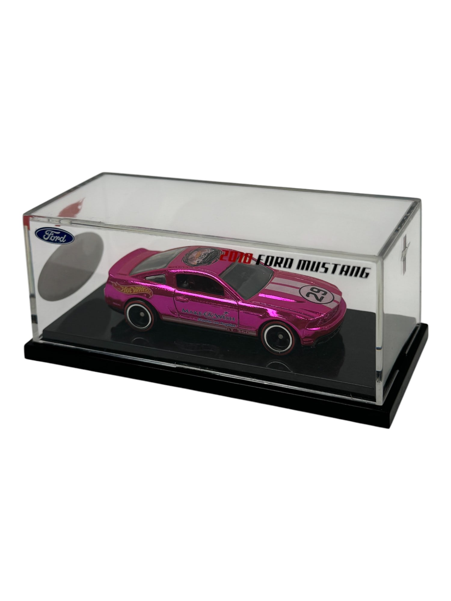 Make-A-Wish Hot Wheels Convention 2015 PINK 2010 Ford Mustang #511/550 (1 of 4)