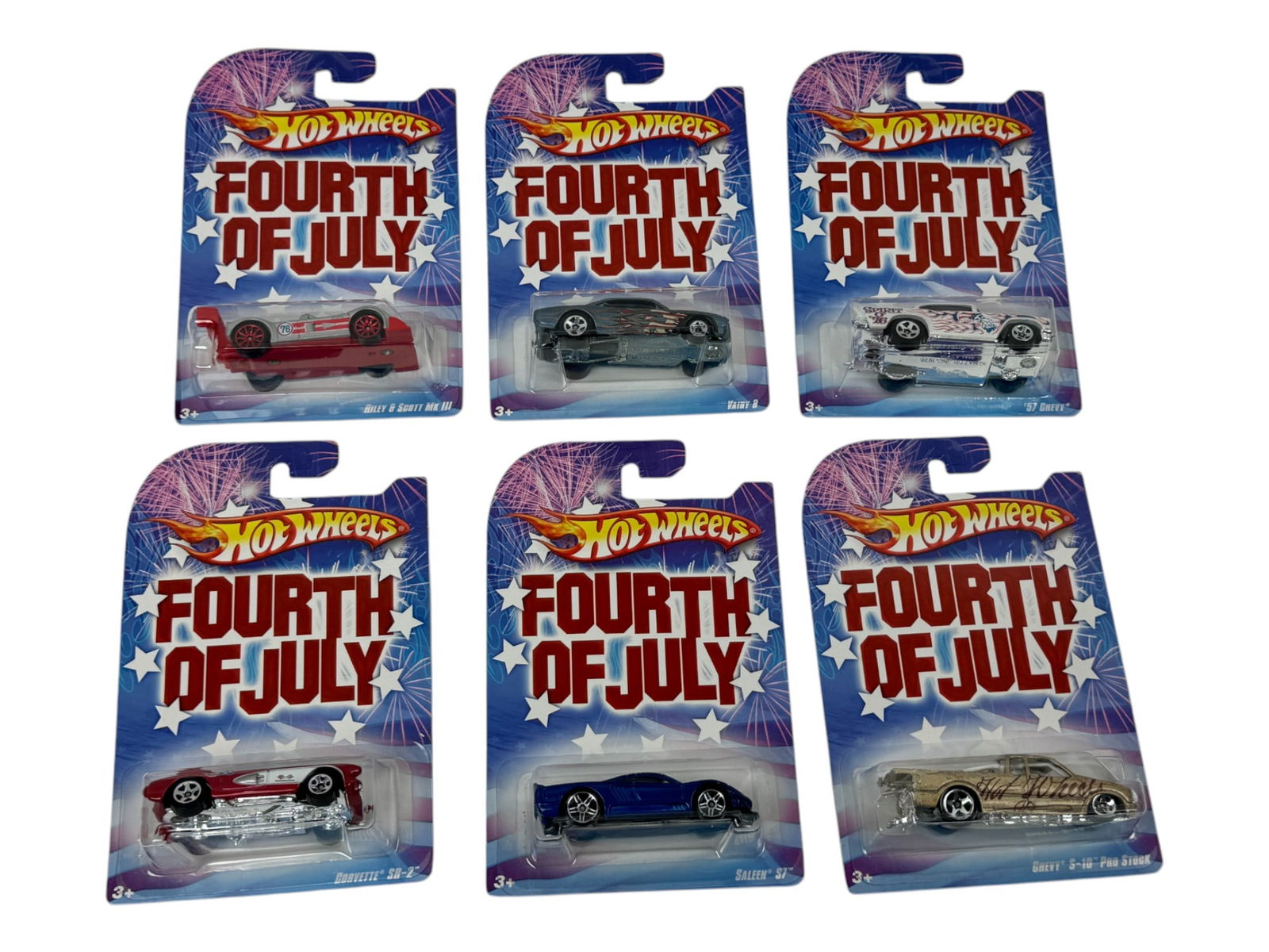 Hot Wheels 4th of July Assorted Toy Car Collection (1 of 4)