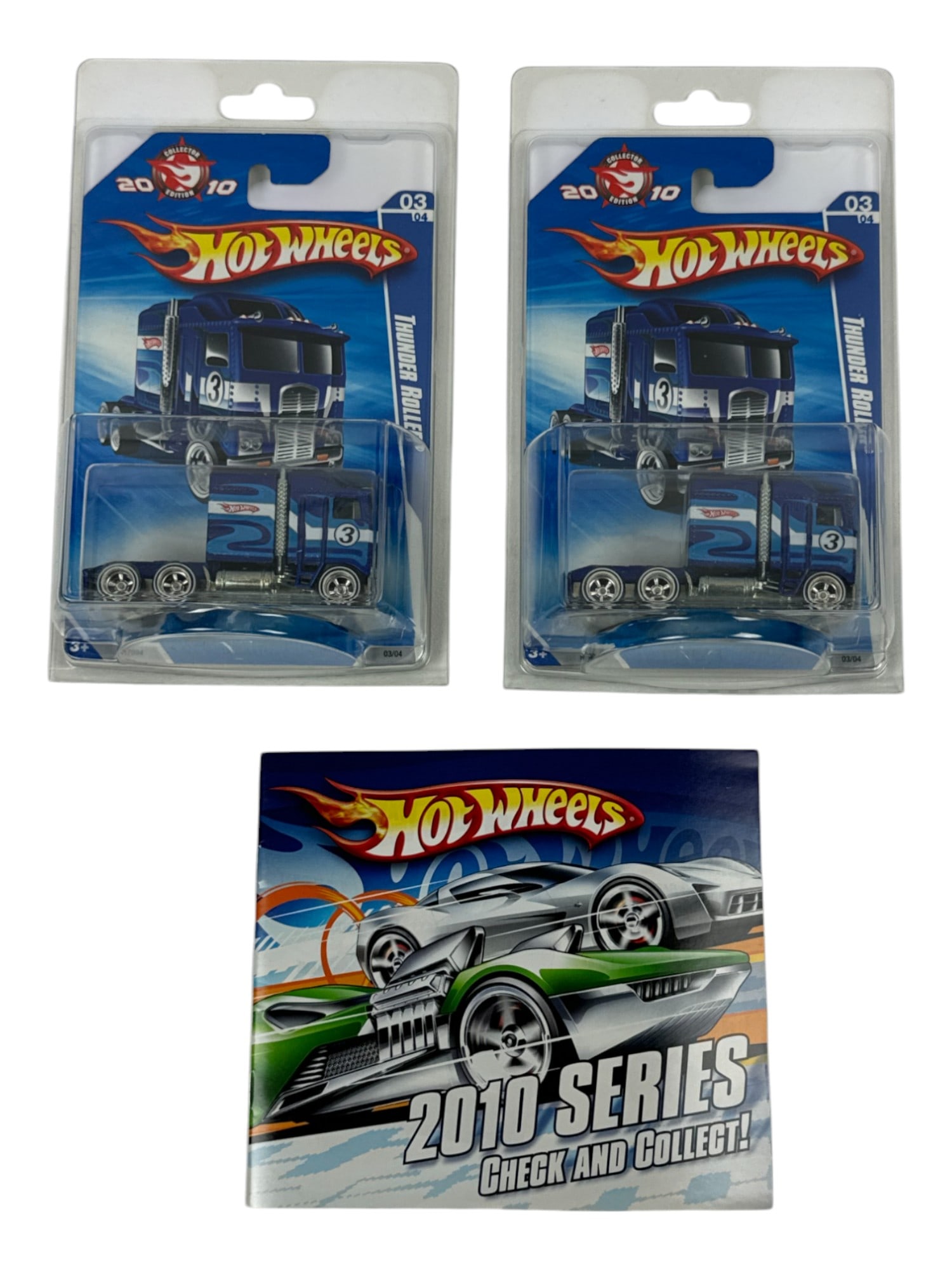 Hot Wheels Thunder Roller Blue 2010 Collector Edition Lot of 2 (1 of 6)