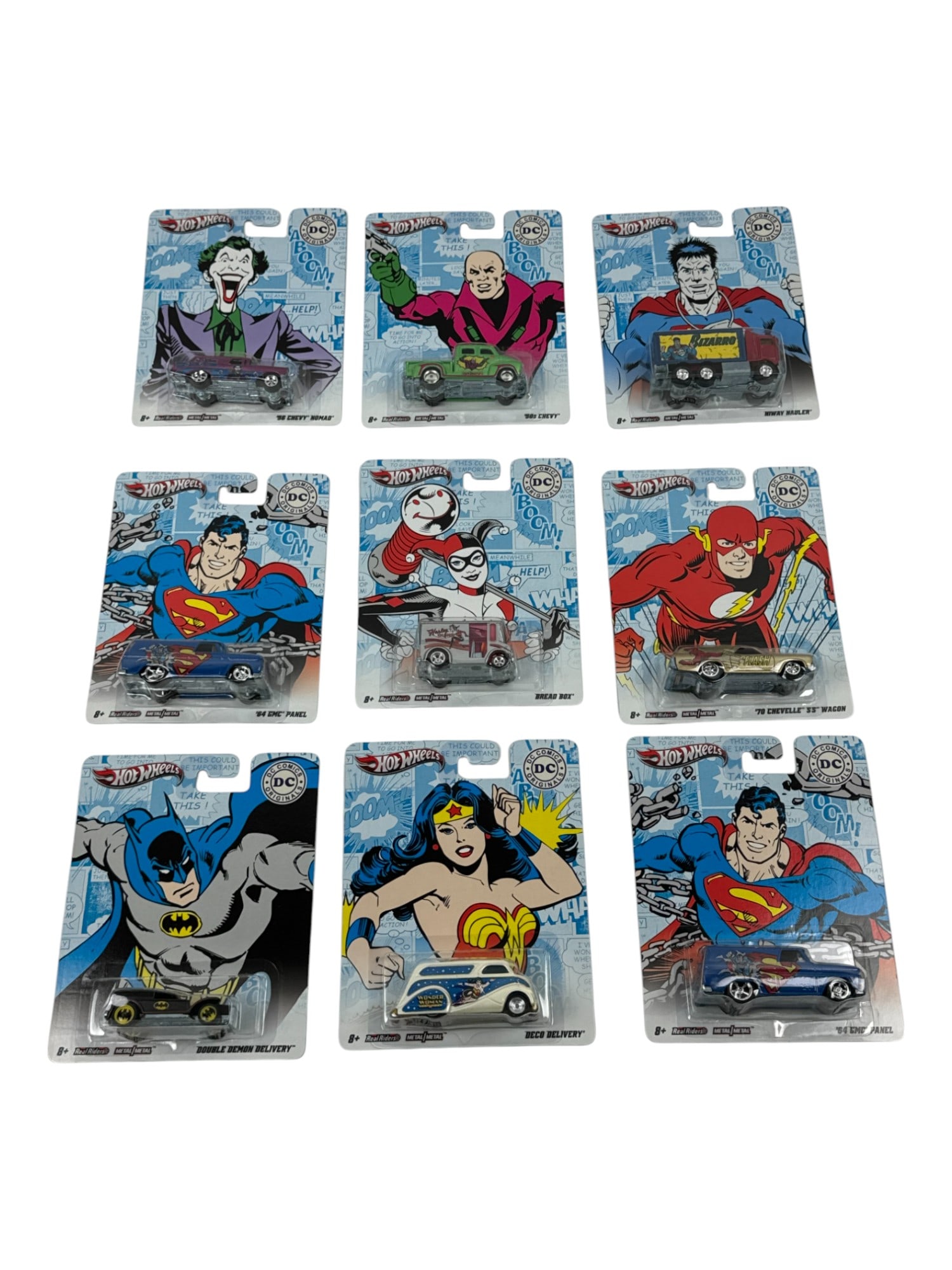 Hot Wheels DC Comics Assorted Car Toy Collection Lot (1 of 5)