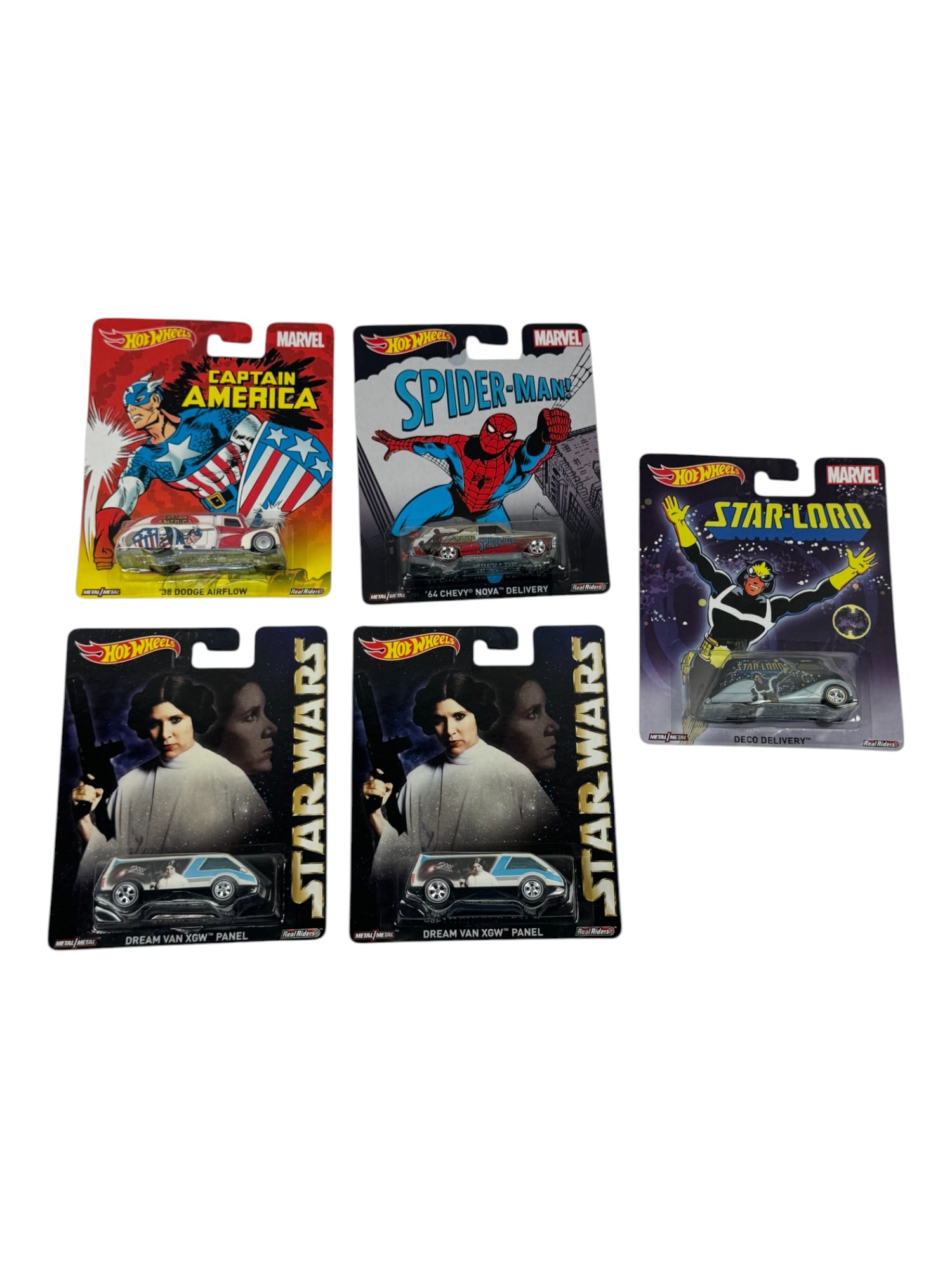 Hot Wheels Marvel Assorted Car Toy Collection Lot (1 of 5)