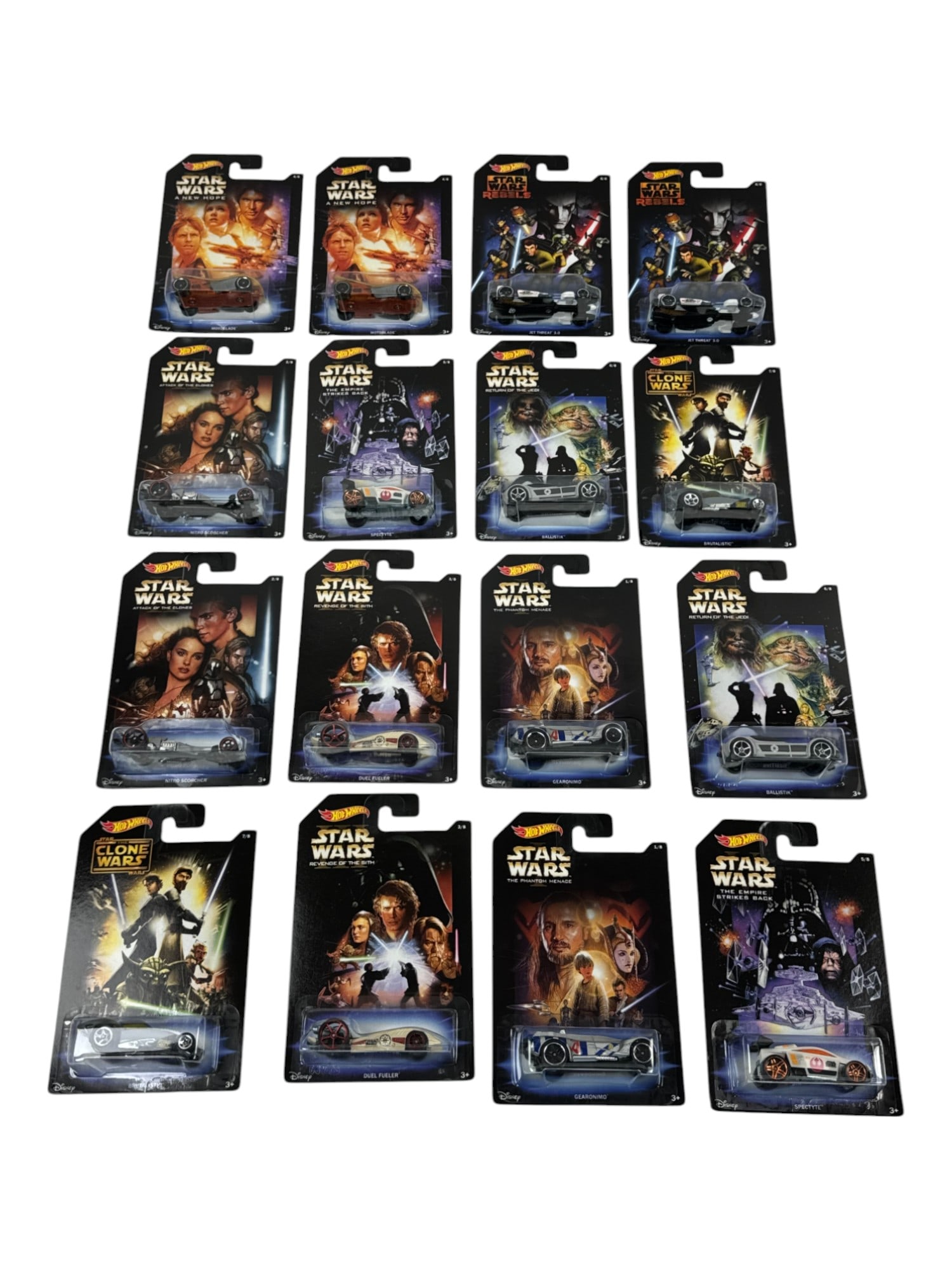 Hot Wheels Star Wars Assorted Car Toy Collection Lot (1 of 6)