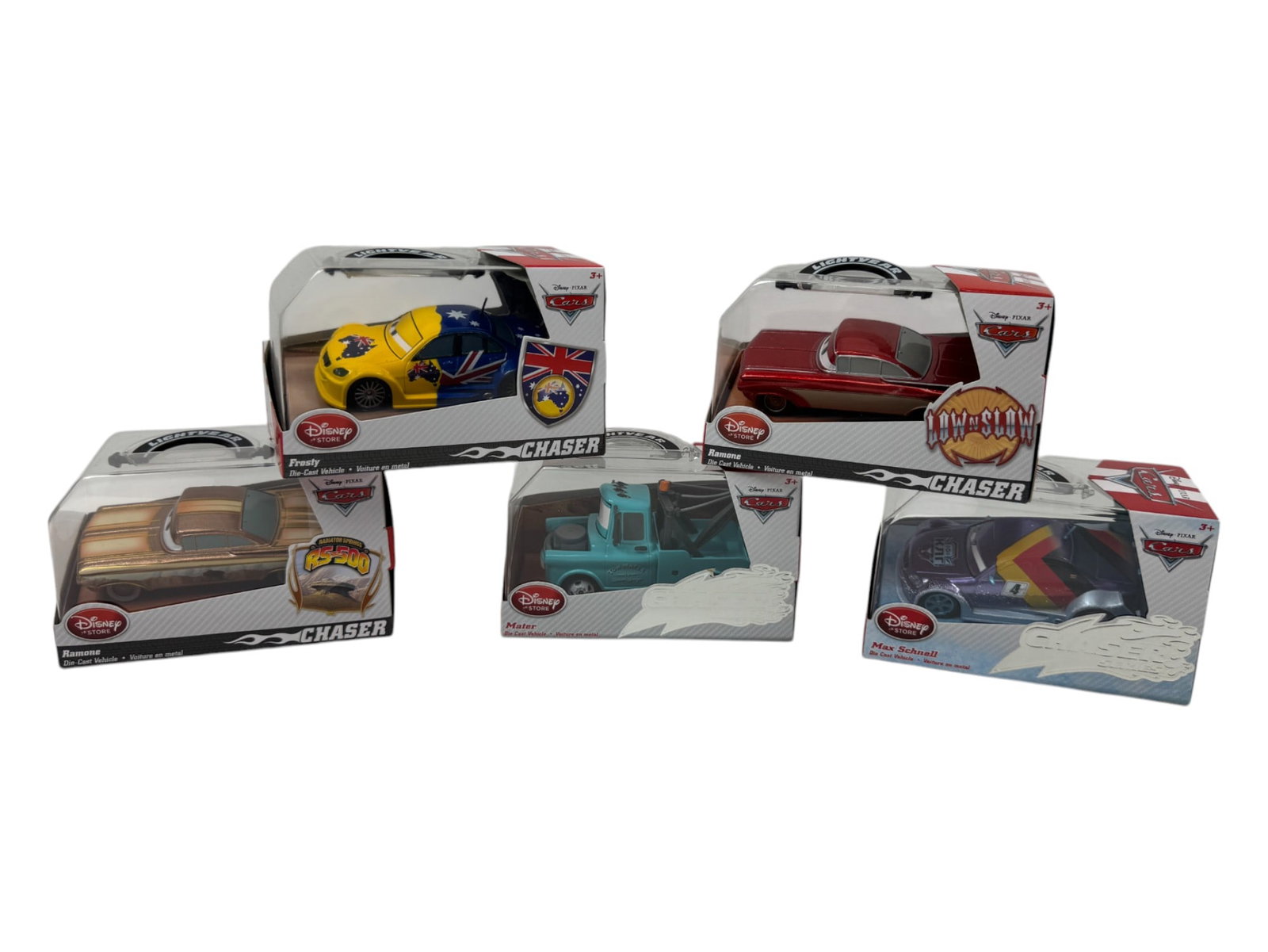 Disney Pixar Cars Chaser Series Assorted Toy Collection Lot (1 of 5)