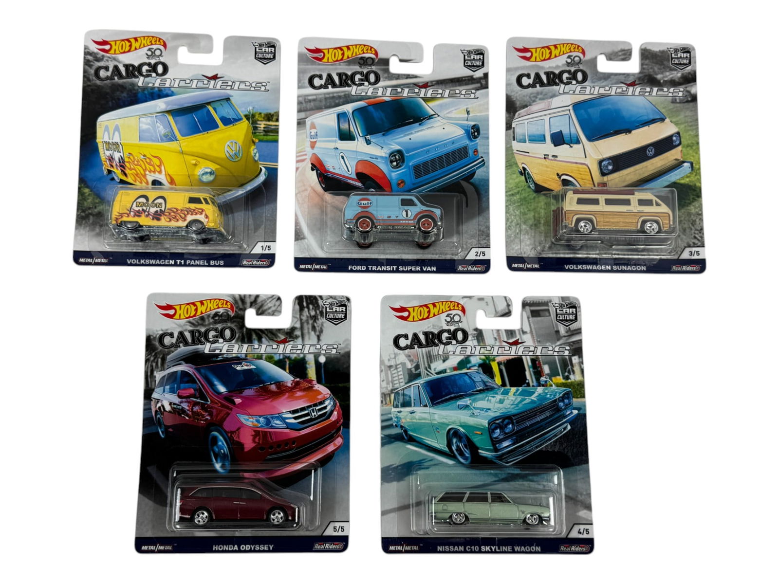 Hot Wheels Cargo Carriers Assorted Car Toy Collection Lot (1 of 3)