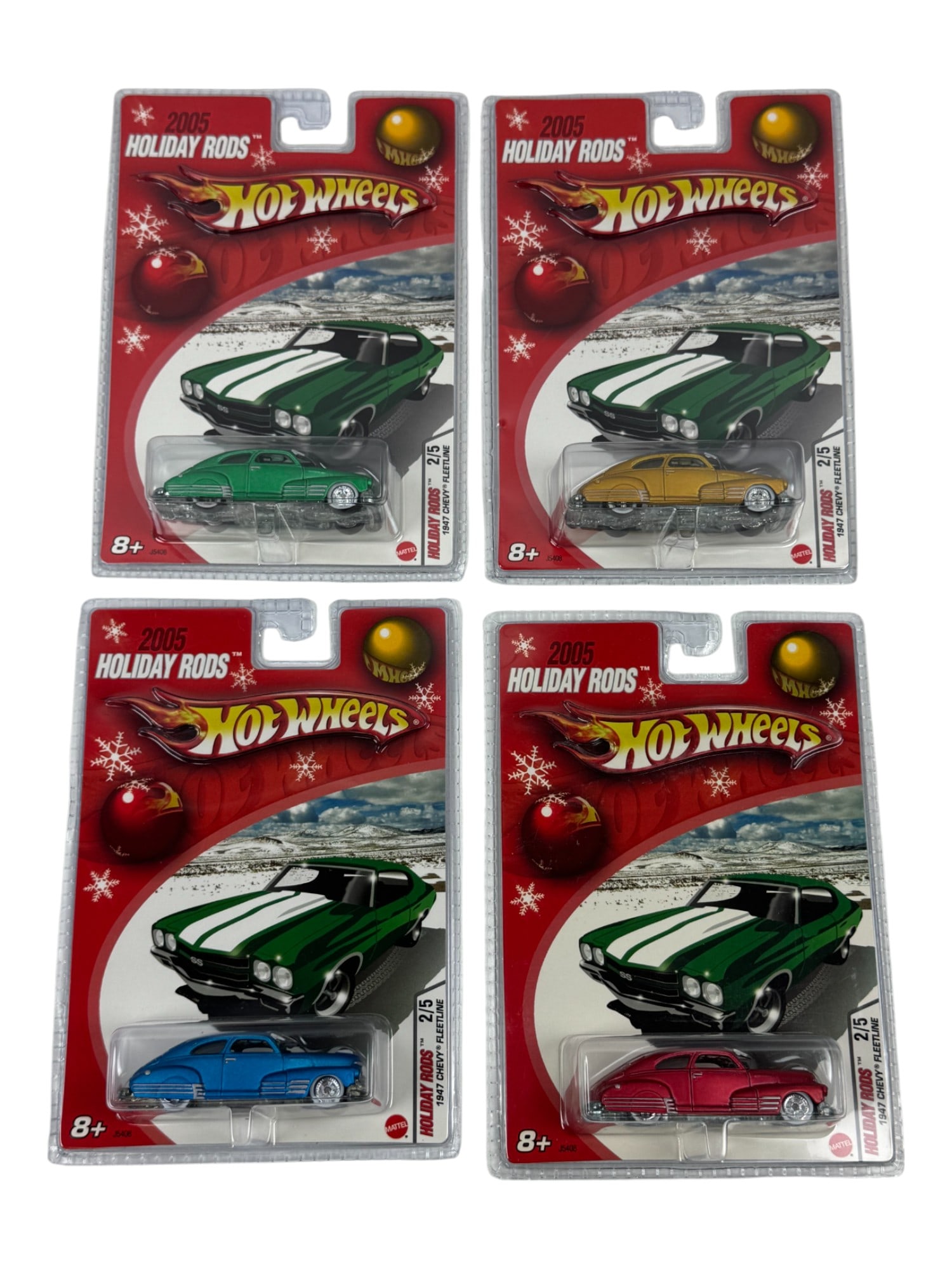 Hot Wheels Holiday Rods 2005 Assorted Car Toy Collection Lot: Hot Wheels Holiday Rods 2005 Assorted Car Toy Collection Lot