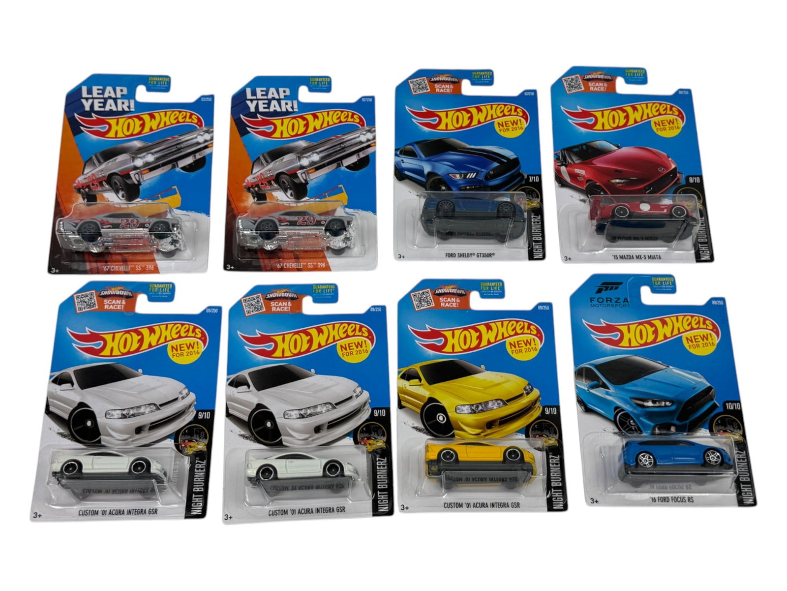 Hot Wheels Night Burnerz Assorted Car Toy Collection Lot (1 of 4)