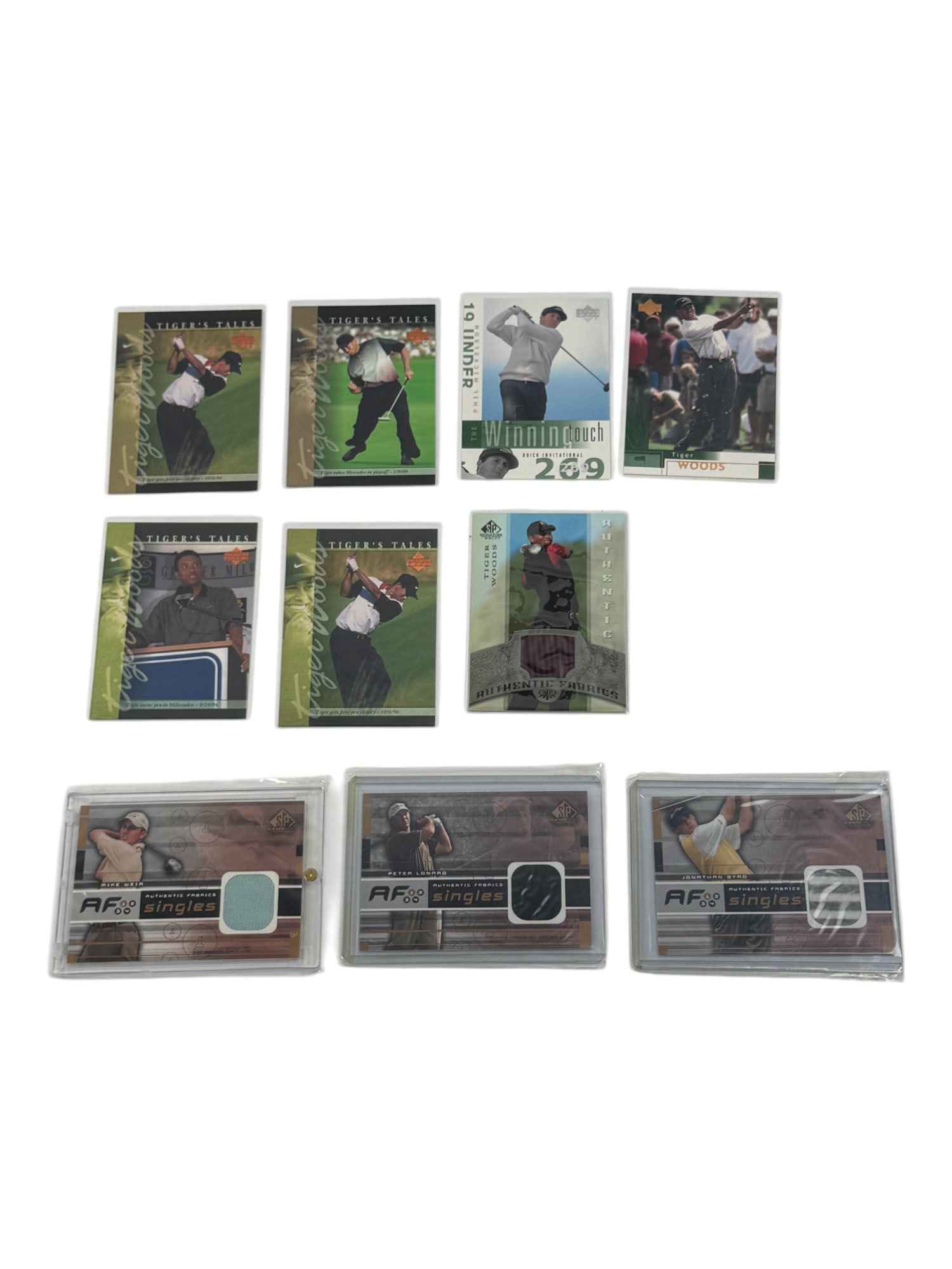 Golf Upper Deck Tiger Woods Assorted Sport Trading Card Collection Lot (1 of 8)