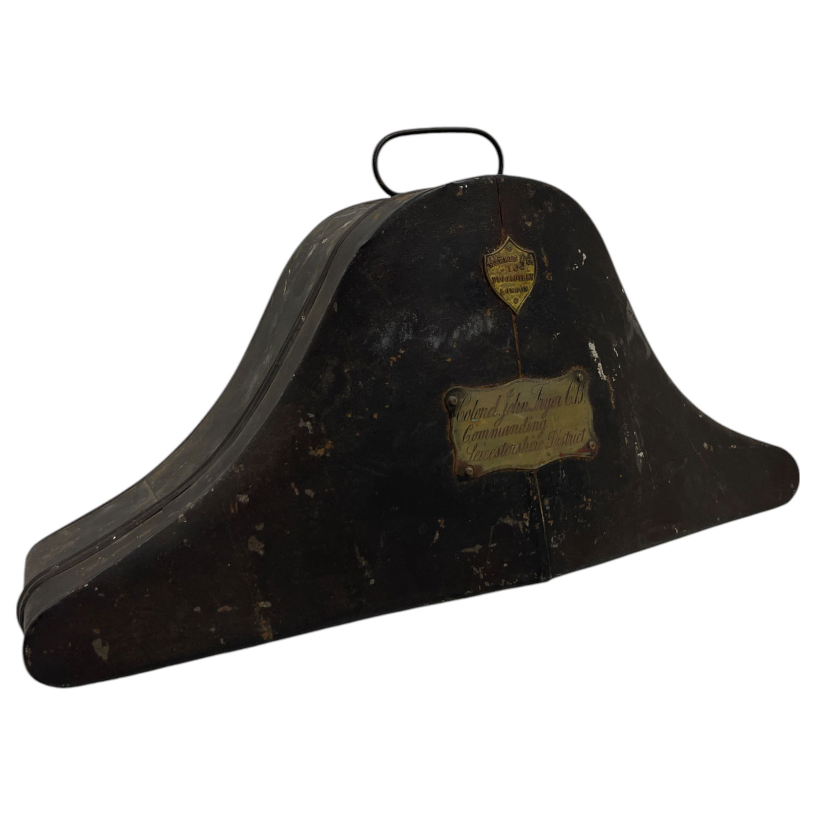 Colonel John Frajer C.B. Confederate Commanding Leicestershire District Hat Case (1 of 4)