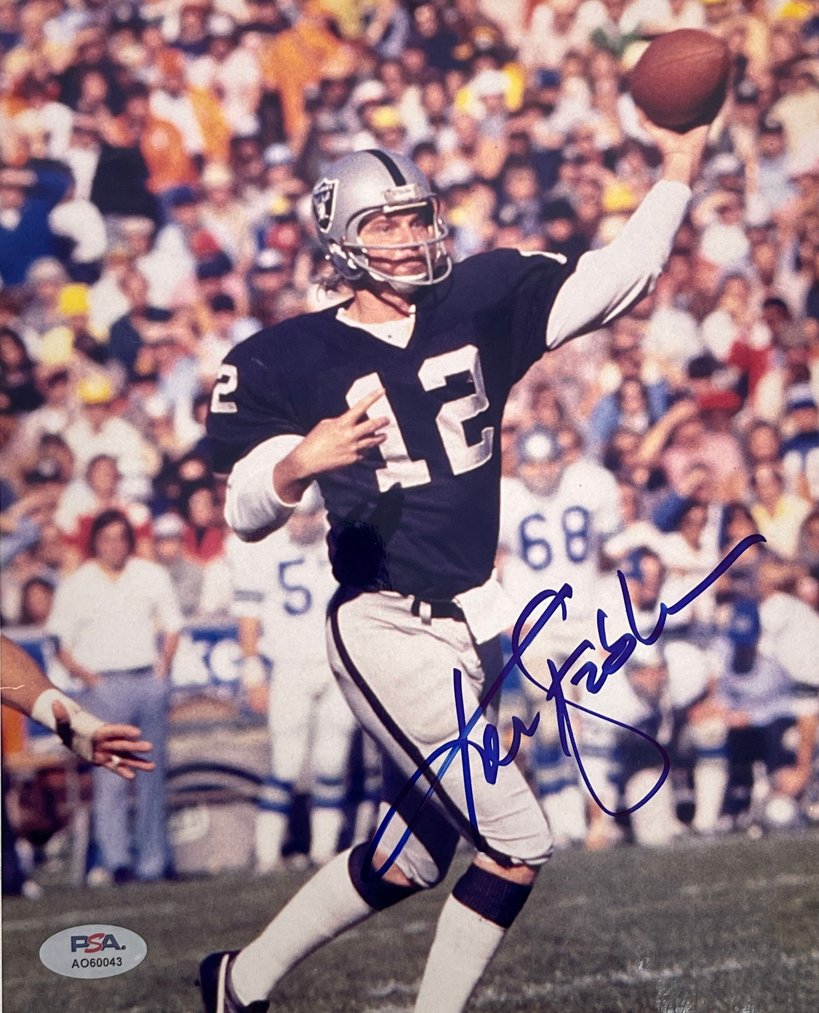 Ken Stabler Signed Photograph 1995 NFL PSA Authenticated (1 of 4)