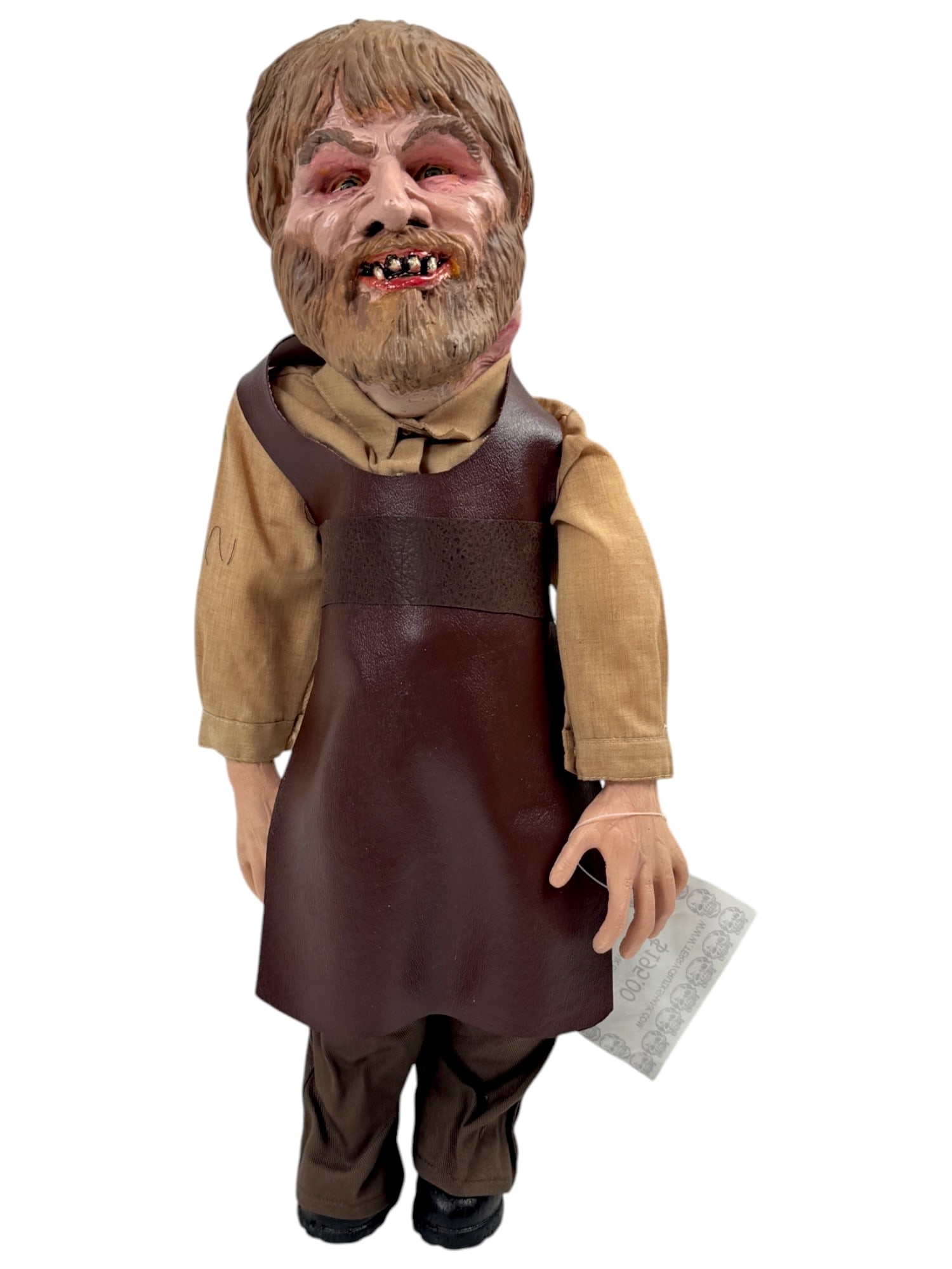 Original Terry Cruikshank Horror Quasimodo Doll with COA and Original Tag: Original Terry Cruikshank Horror Quasimodo Doll with COA and Original Tag. COA is hand signed by Terry Cruikshank. Approximately 12" tall.