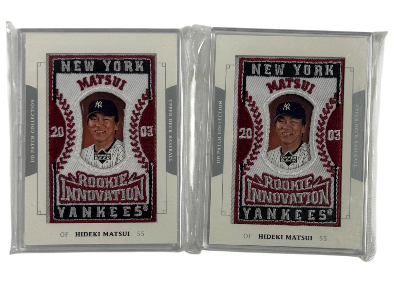 Upper Deck Hideki Matsui Rookie Innovation Patch Cards (1 of 2)