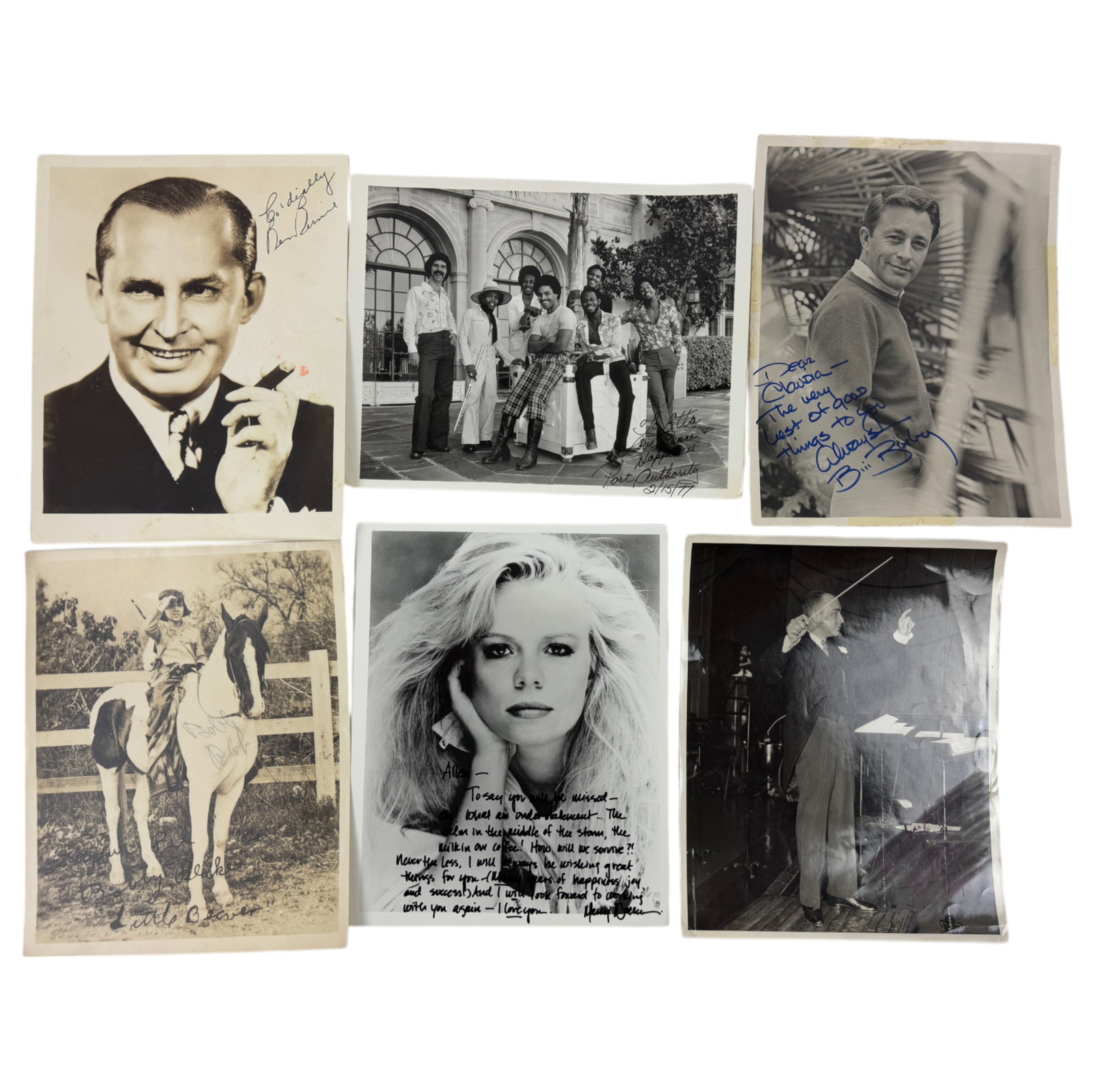 Vintage Movie Actor Actress Signed Photo Collection Lot 8"x10" lot 6 photos (1 of 7)