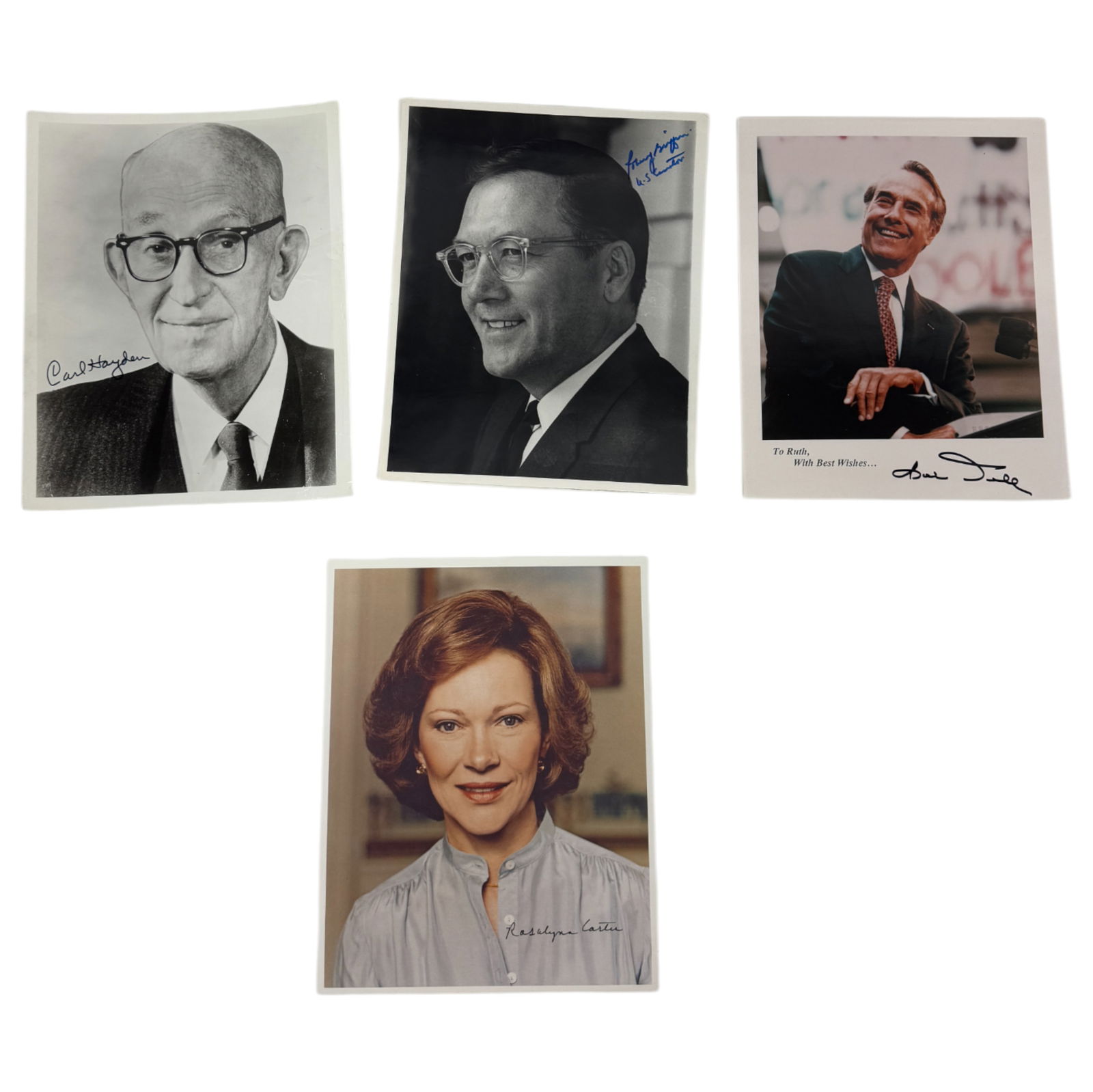 Collectible Political Autographs Photos Signed 8" x 10" Lot 4 items (1 of 5)