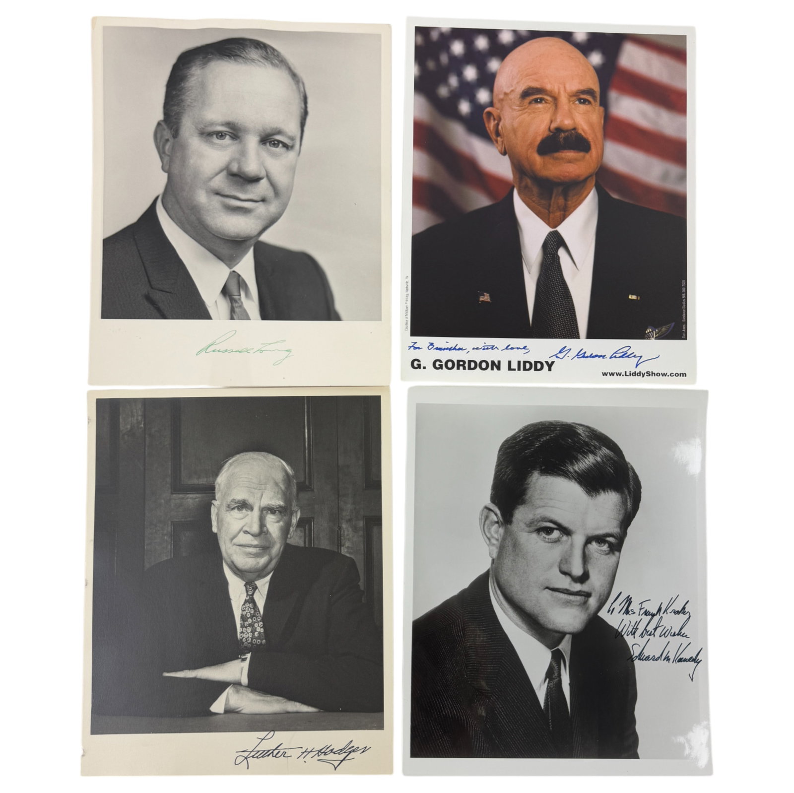 Collectible Political Autographs Photos Signed 8" x 10" Lot 4 items (1 of 5)