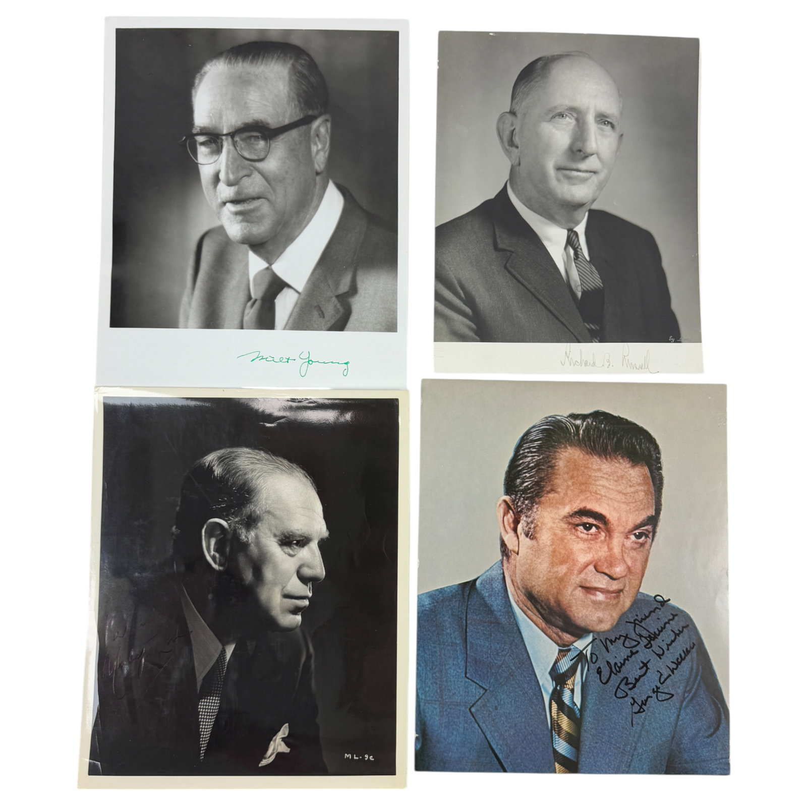 Collectible Political Autographs Photos Signed 8" x 10" Lot 4 items (1 of 5)