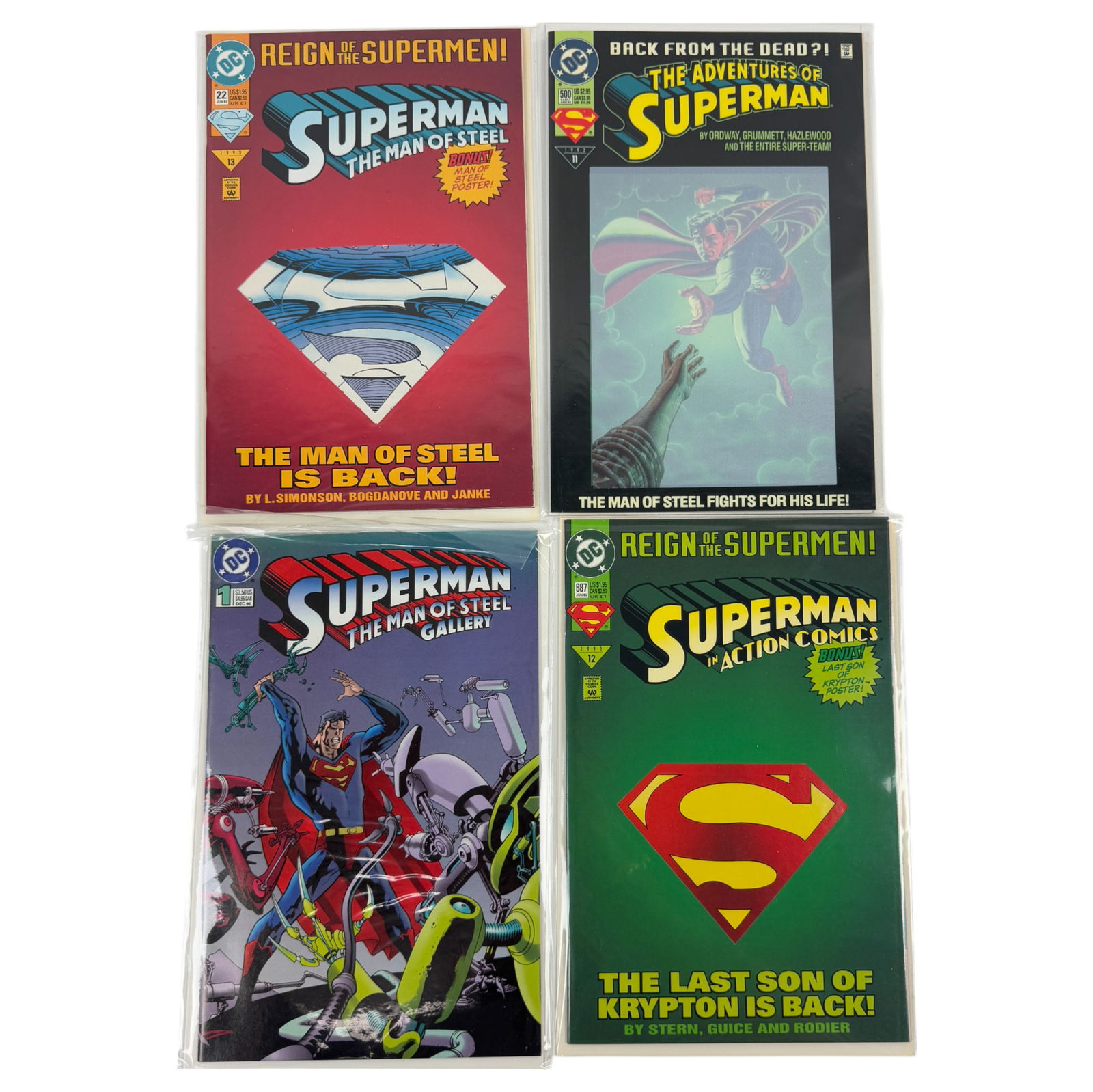 Vintage Comic Book DC SUPERMAN Collection Lot  4 (1 of 1)