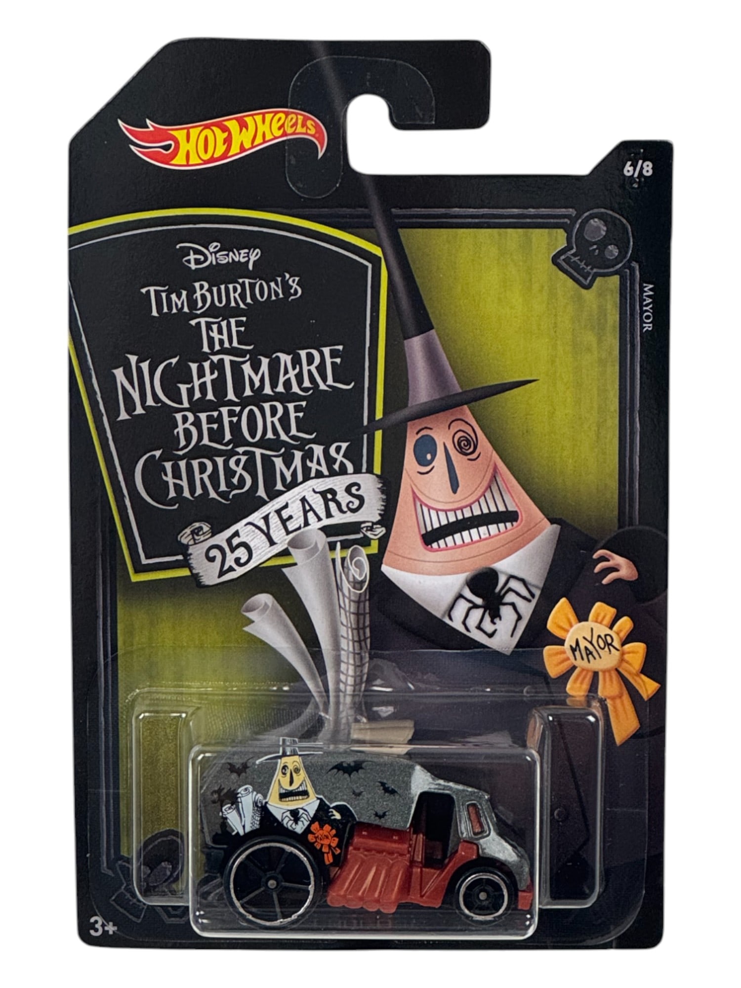 Hot Wheels Disney Tim Burton's The Nightmare Before Christmas 25 Years Cool-One Car Toy: Hot Wheels Disney Tim Burton's The Nightmare Before Christmas 25 Years Cool-One Car Toy