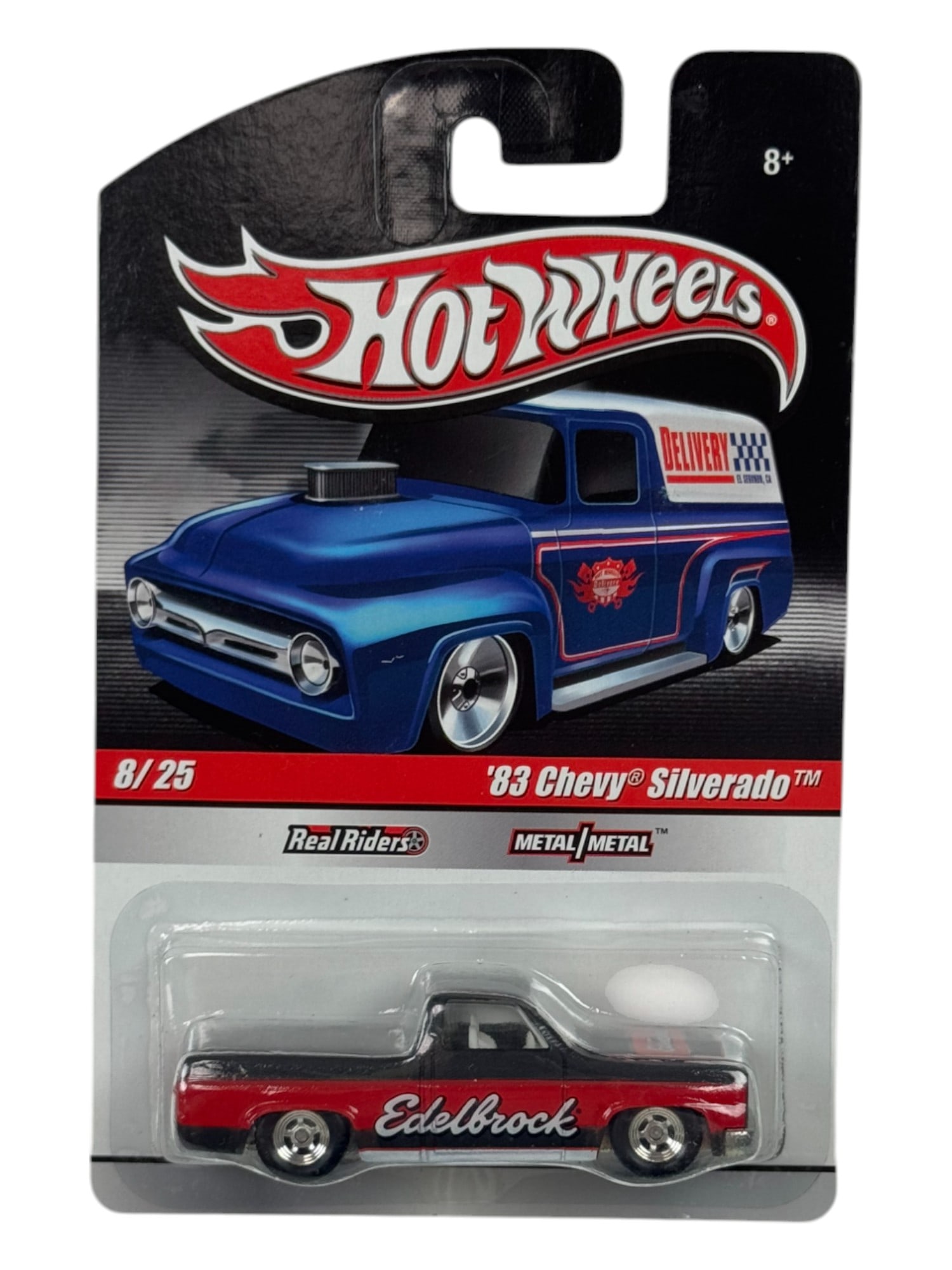 Hot Wheels 2009 '83 Chevy Silverado Real Riders Metal/Metal 8/25 Car Toy (1 of 3)