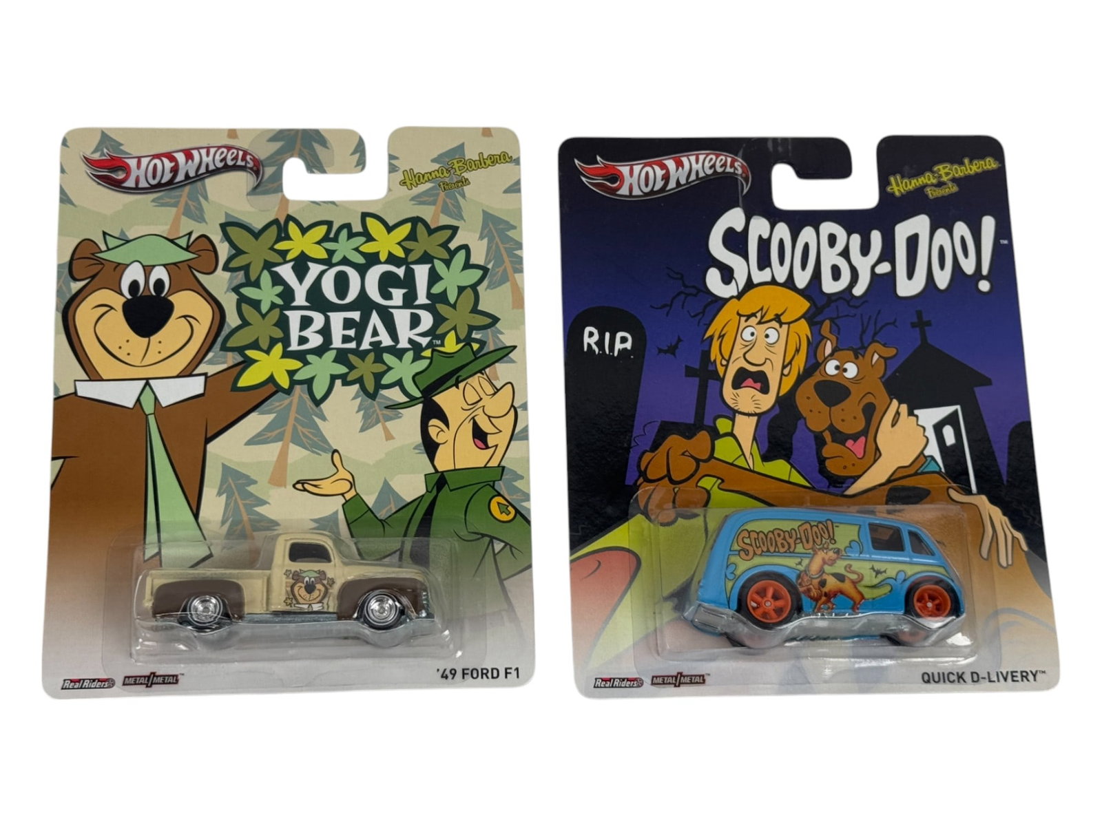 Hot Wheels Scooby-Doo Quick D-Livery & Yogi Bear '49 Ford F1: Hot Wheels Scooby-Doo Quick D-Livery & Yogi Bear '49 Ford F1