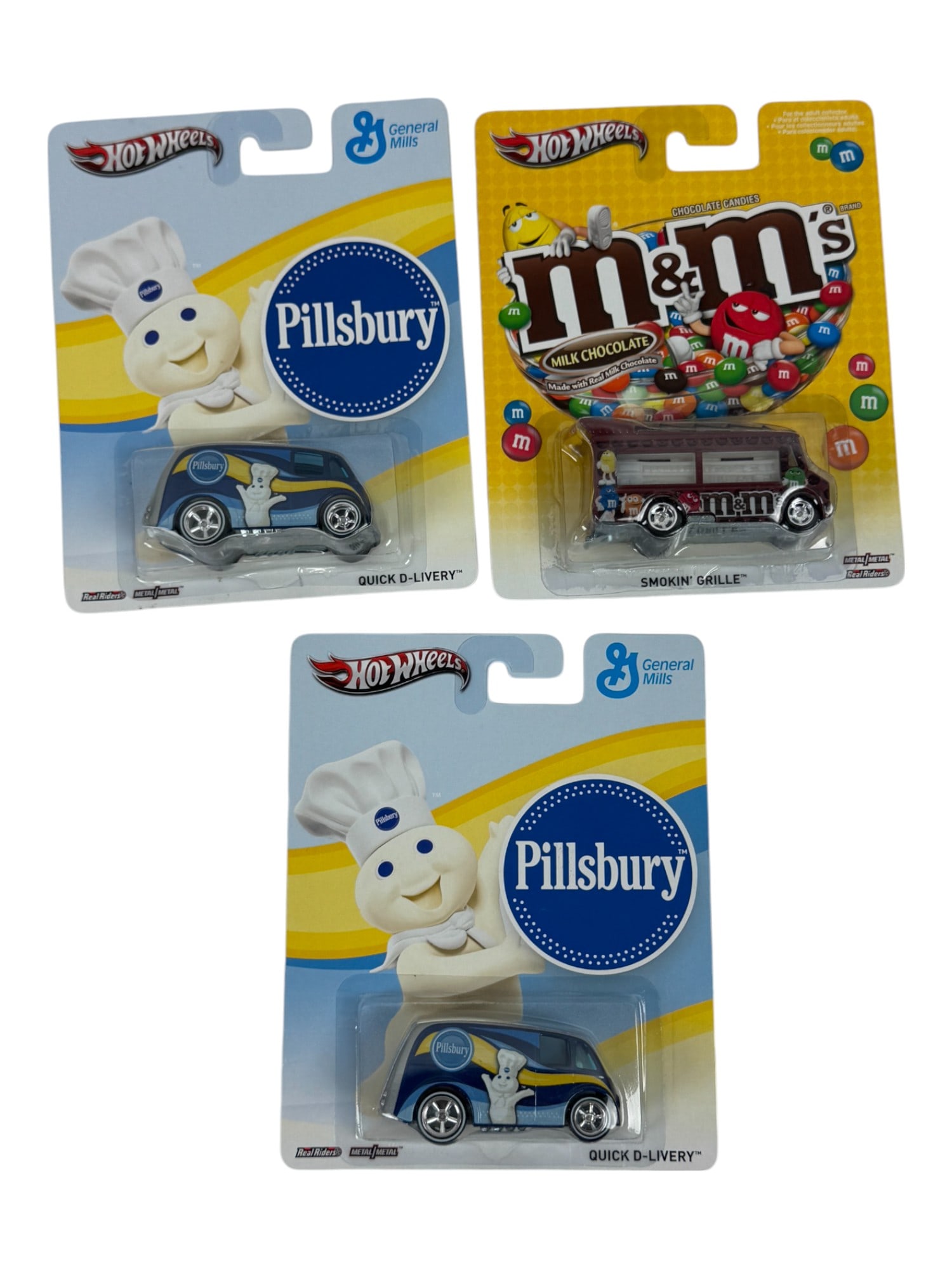 Hot Wheels M&M's General Mills Assorted Car Toy Collection Lot (1 of 5)