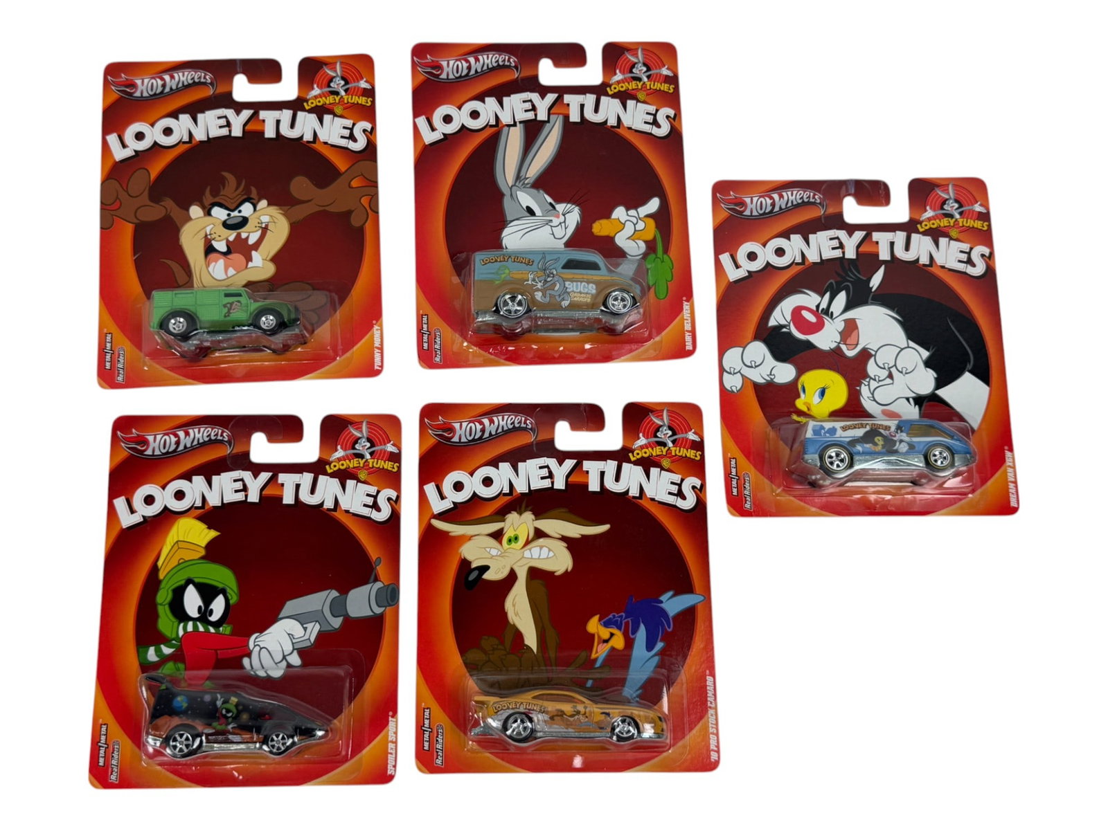 Hot Wheels Looney Tunes Assorted Car Toy Collection Lot: Hot Wheels Looney Tunes Assorted Car Toy Collection Lot