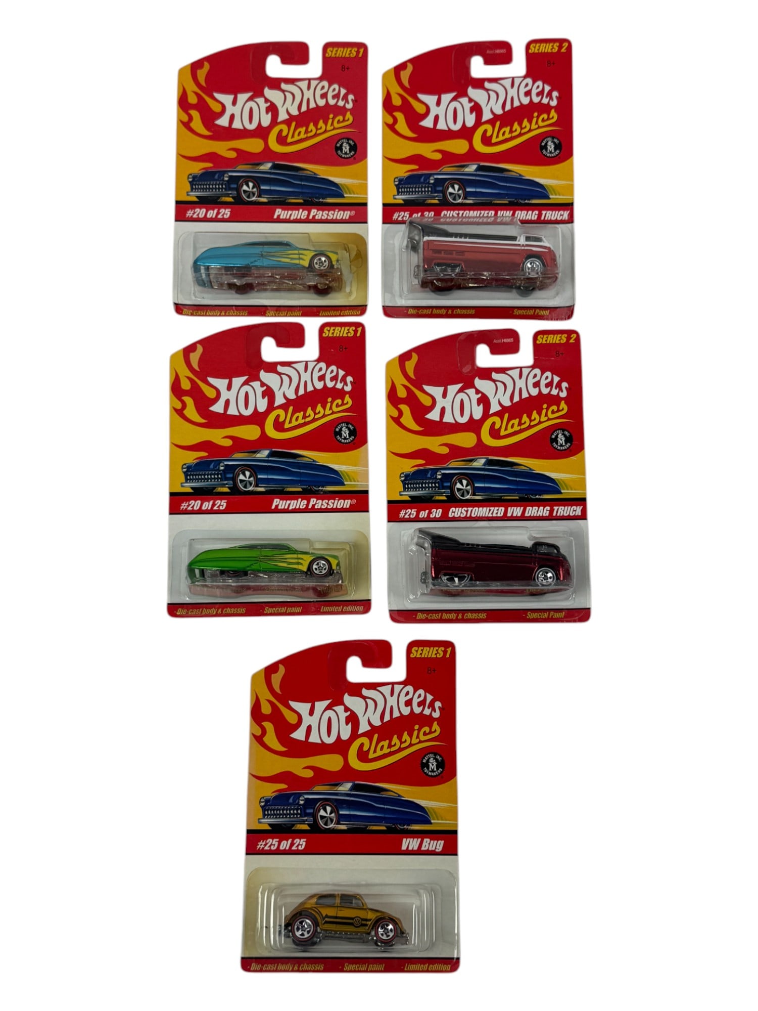 Hot Wheels Classics Car Toy Collection Lot: Hot Wheels Classics Car Toy Collection Lot