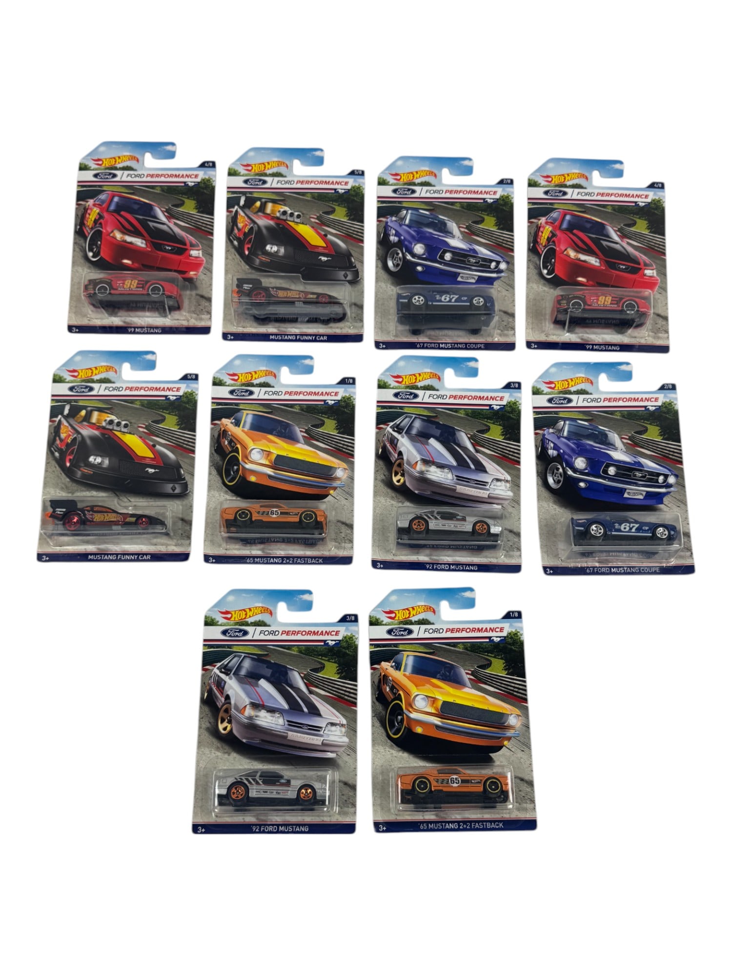Hot Wheels Ford Performance Assorted Car Toy Collection Lot (1 of 5)