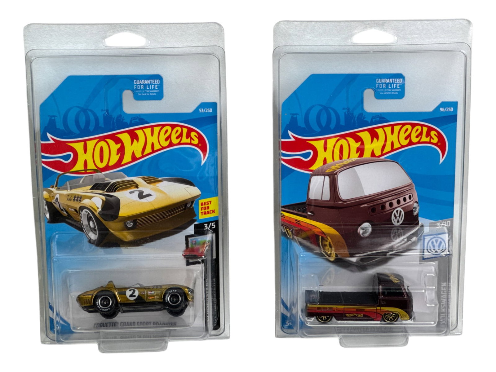 Hot Wheels Volkswagen T2 Pickup & Corvette Grand Sport Roadster: Hot Wheels Volkswagen T2 Pickup & Corvette Grand Sport Roadster