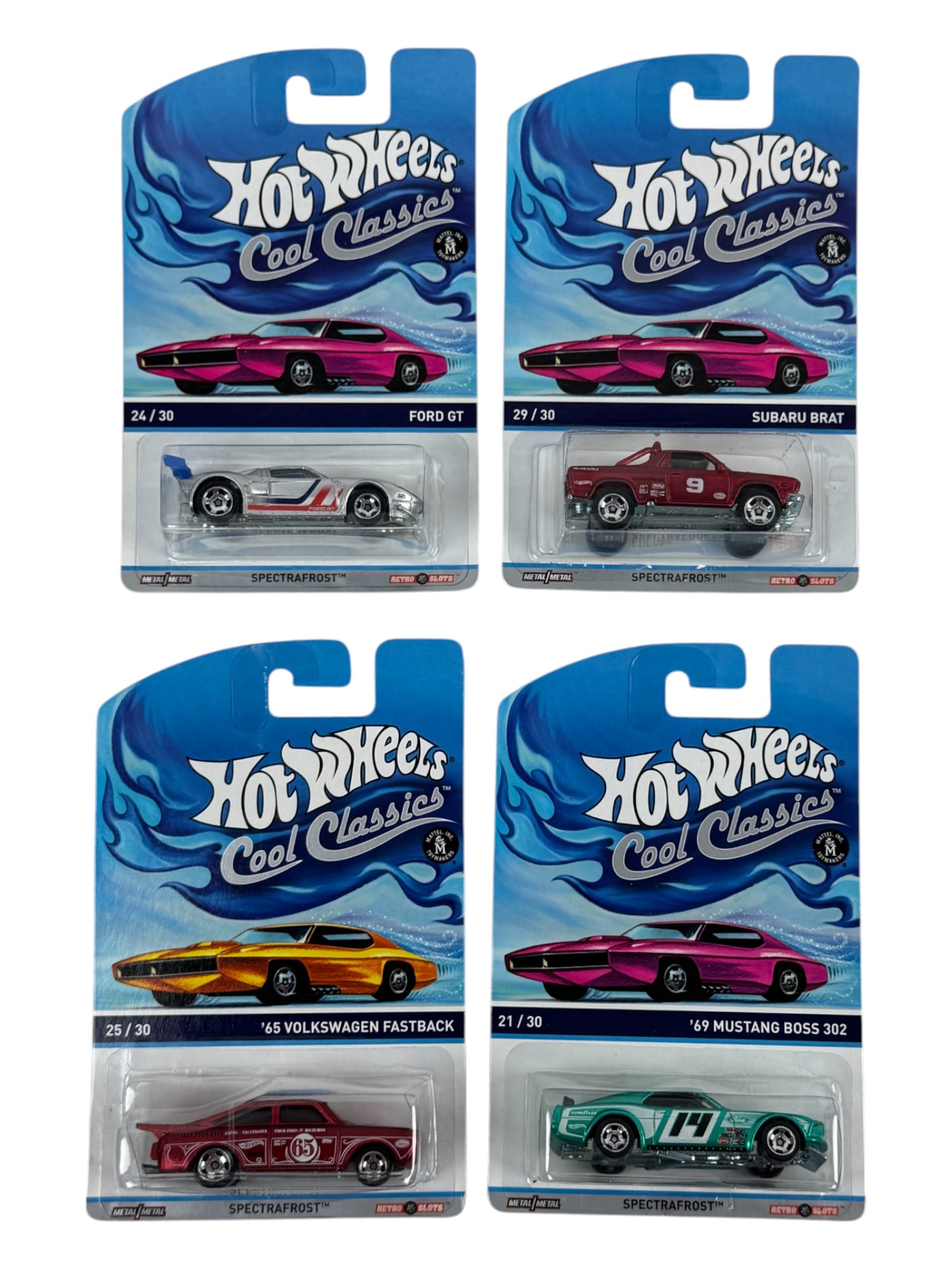 Hot Wheels Cool Classics Spectrafrost Assorted Toy Car Collection Lot: Hot Wheels Cool Classics Spectrafrost Assorted Toy Car Collection Lot