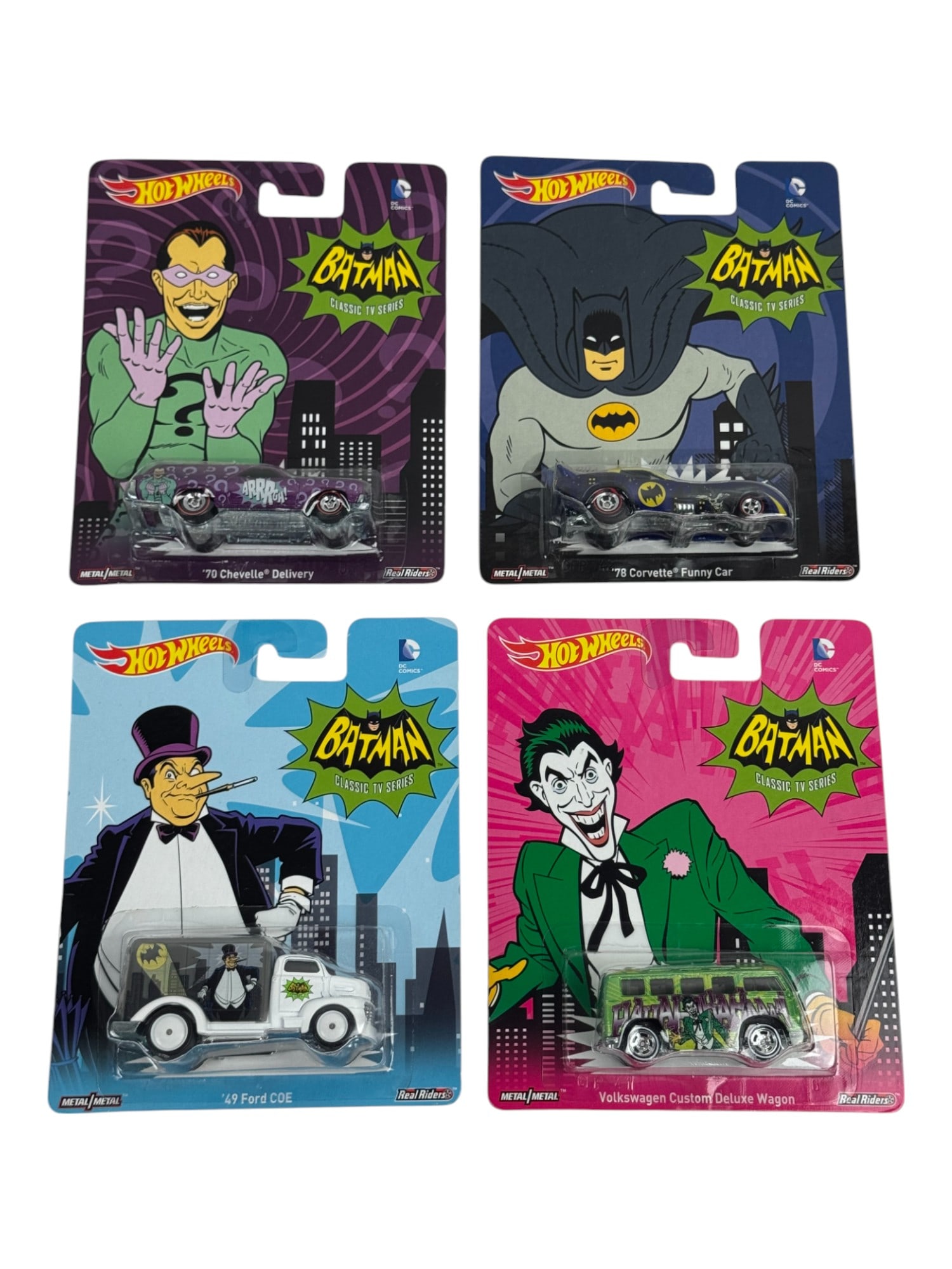 Hot Wheels DC Batman Assorted Car Toy Collection Lot (1 of 4)
