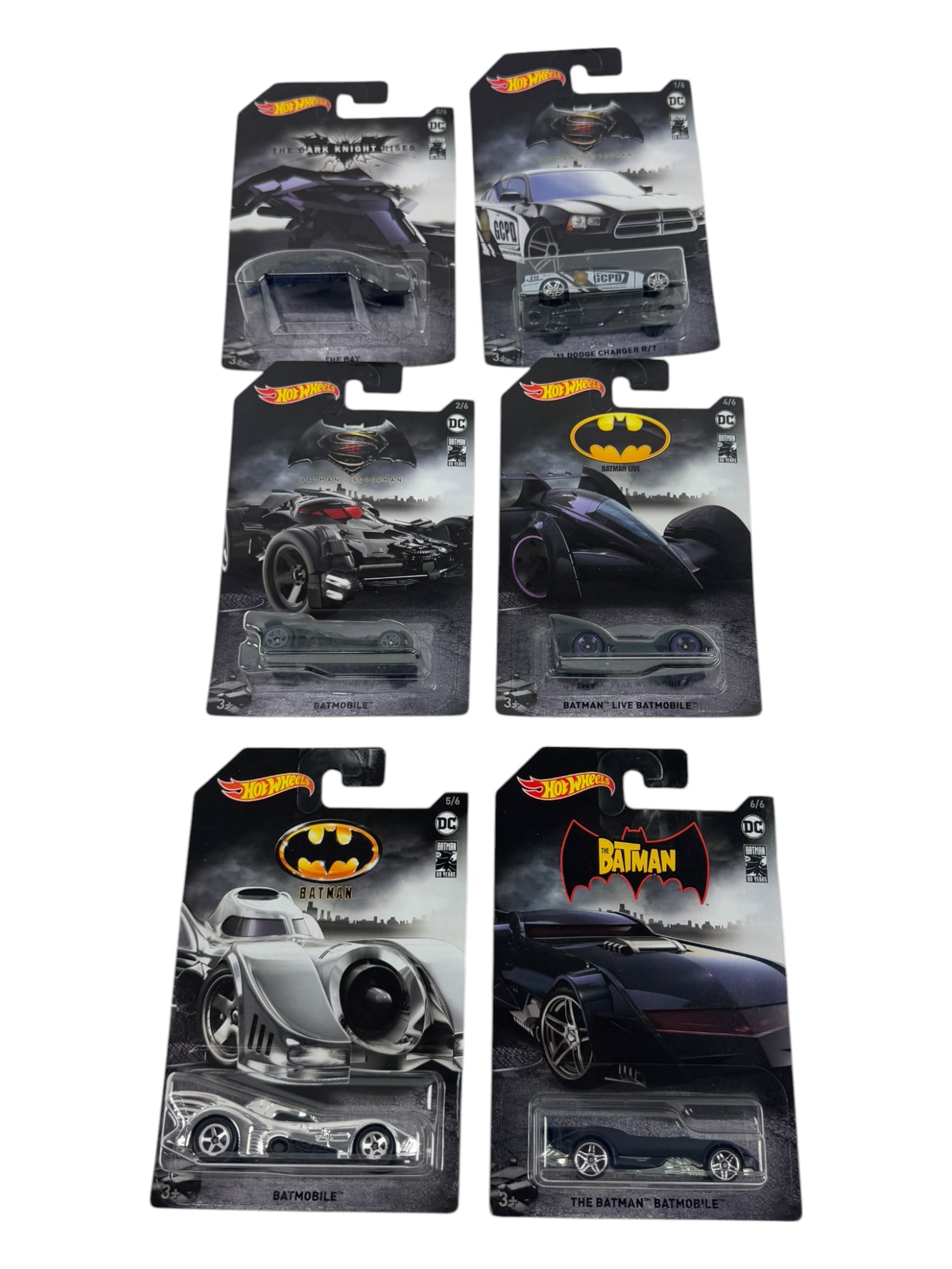 Hot Wheels DC Batman Assorted Car Toy Collection Lot (1 of 5)