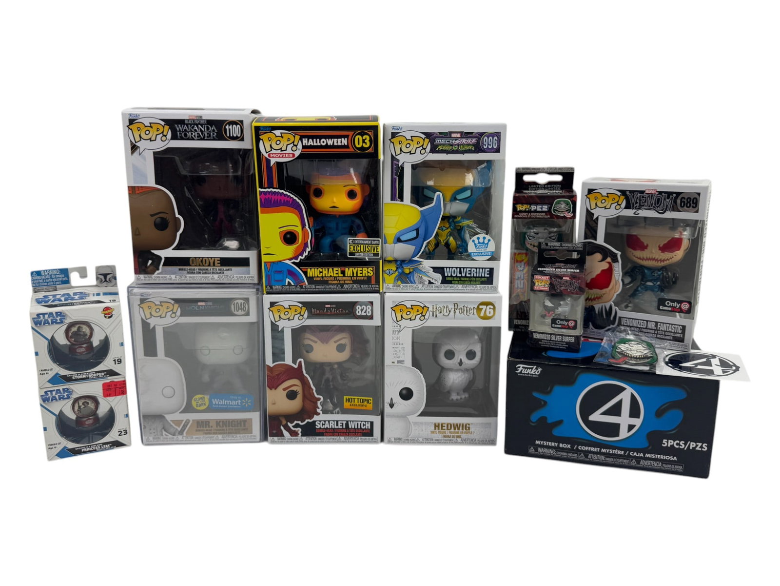 Funko POP! Assorted Toy Action Figure Collection Lot (1 of 7)
