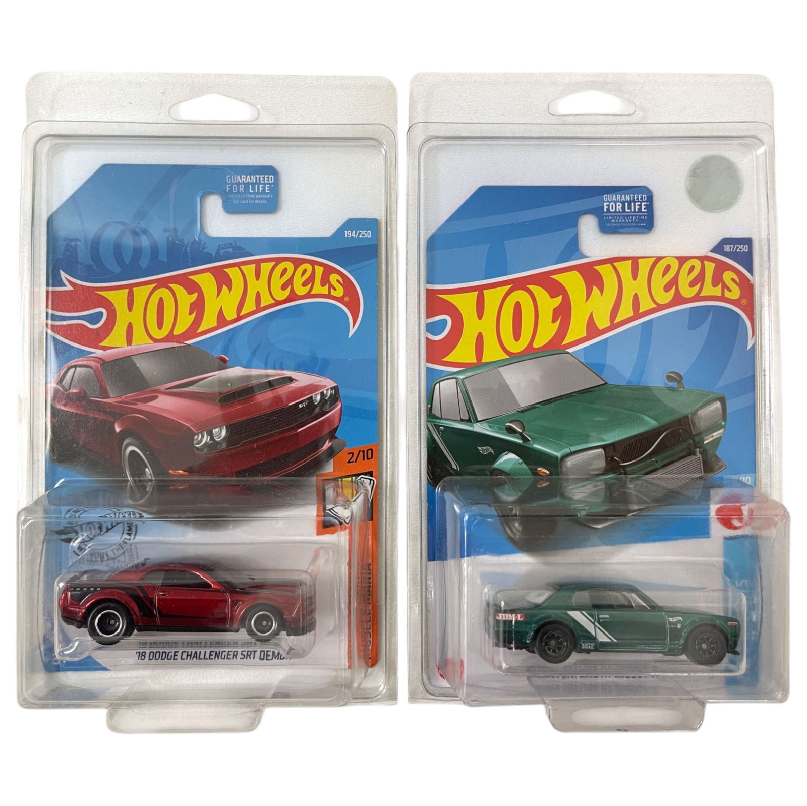 Hot Wheels '78 Dodge Challenger SRT Demon & Nissan Skyline HT 2000GT-X Car Toy (1 of 4)